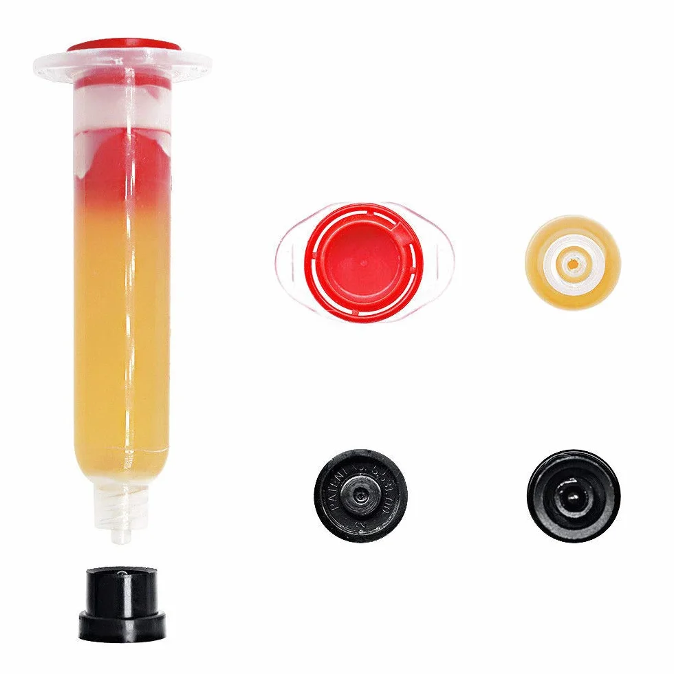 RMA-223 pasta do smaru topnikowego 10 cm³, strzykawka do lutowania BGA SMD - opakowanie 2 szt