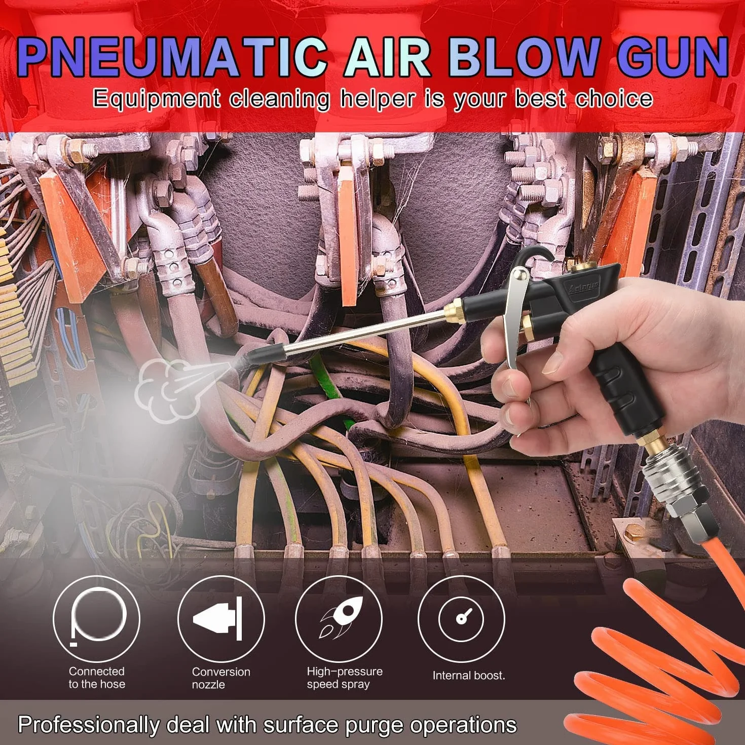 Pistolet pneumatyczny czarny