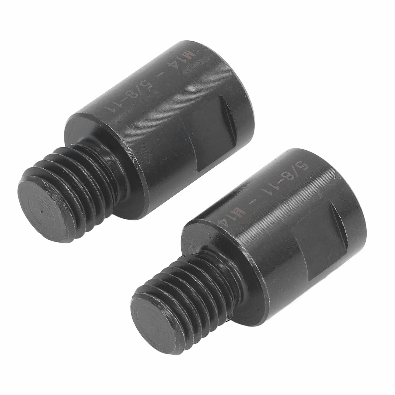 2-częściowy Adapter Gwintowy, Stabilne Połączenie do Elektronarzędzi, Wysoce Kompatybilny z Różnymi Bitami, Stal Stopowa, 5/8 Cala do M14 i M14 do 5/8 Cala