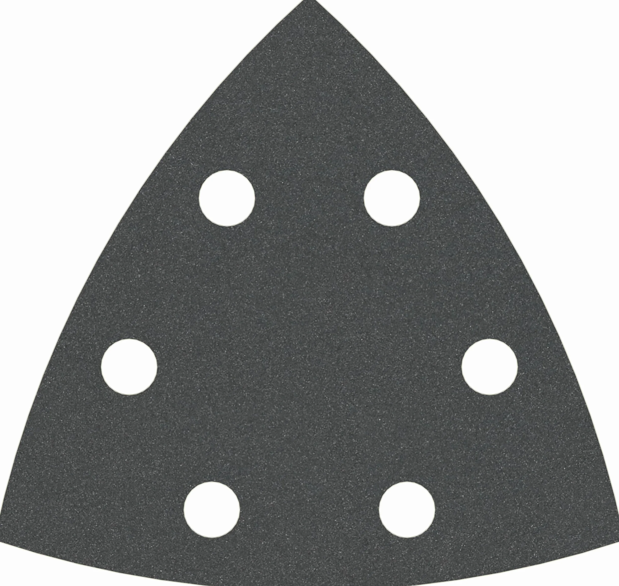 Bosch 5x Arkusz ścierny PRO Plastic and Hard Stone F355 (do Beton, Twardy kamień, Ø 93x93 mm, Ziarnistość 240, Professional Akcesoria Narzędzie wielofunkcyjne, Szlifierka delta)