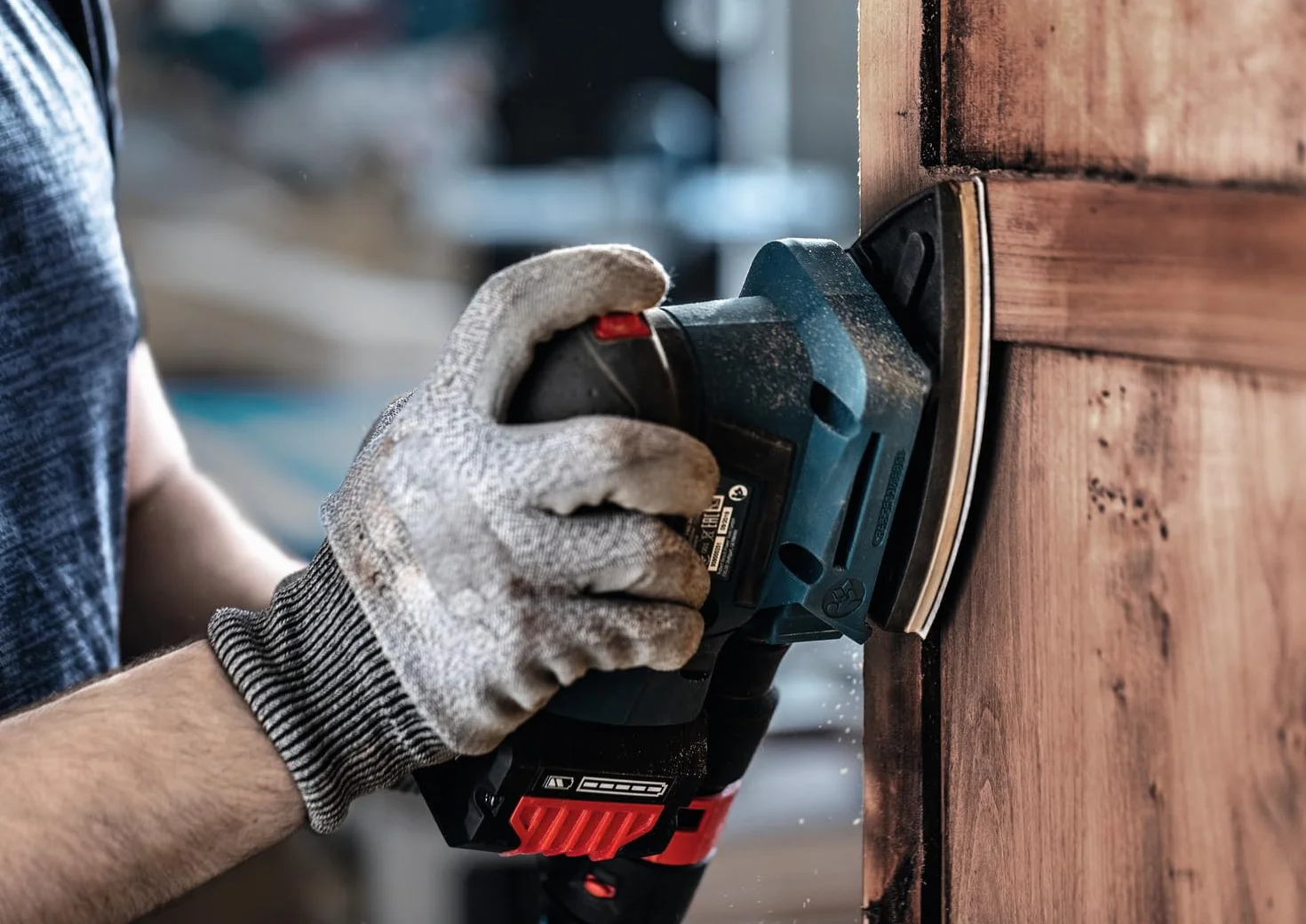 Bosch 10x Zestawy siatek ściernych EXPERT M480 (do Farba na drewnie, Twarde drewno, Ø 80x133 mm, Ziarnistość 4 x 80, 3 x 120, 3x180, Professional Akcesoria Szlifierka oscylacyjna)