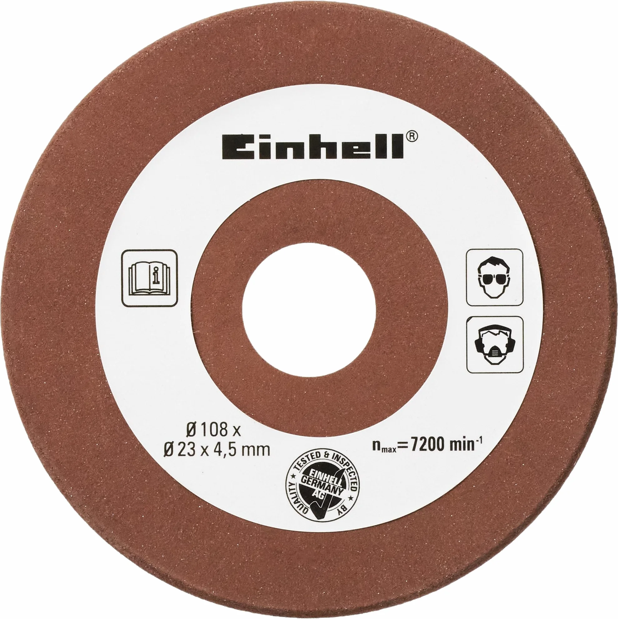 Einhell Tarcza Szlifierska, Brązowy, 4,5 mm