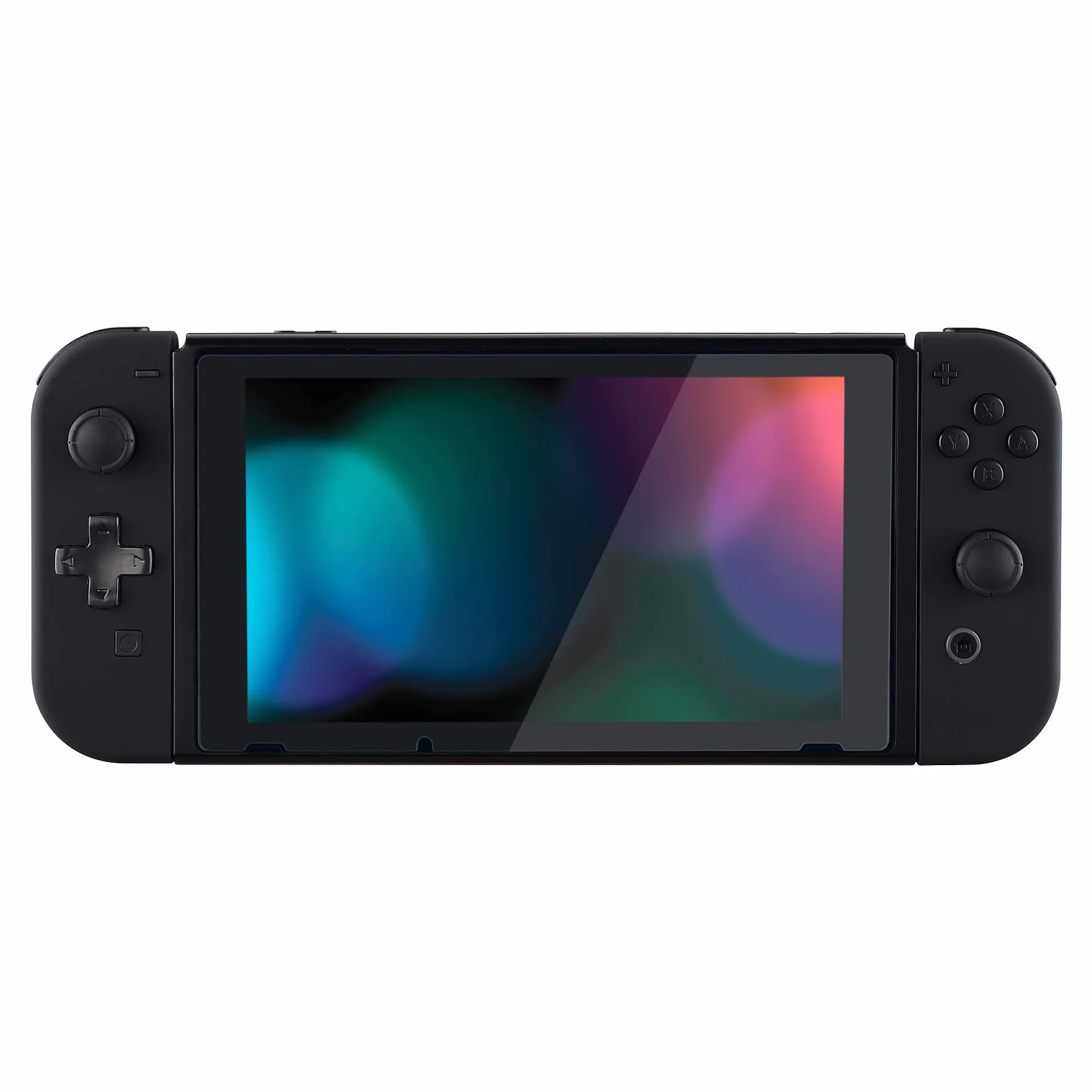eXtremeRate Soft Touch Czarny Joycon (Wersja D-Pad) Handheld Controller Housing z Pełnymi Przyciskami, DIY Wymiana Shell Case dla Nintendo Switch & Switch OLED Model Joy-Con – Console Shell Nie Jest Dołączona