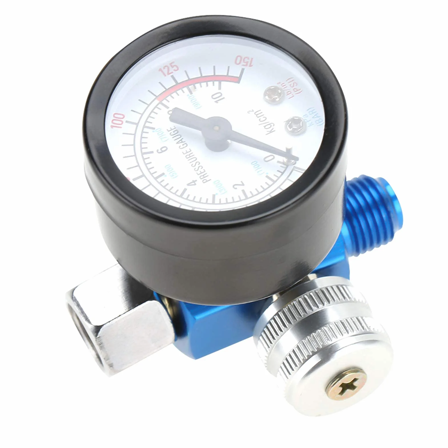 Regulator Ciśnienia Powietrza 1/4 Cal Regulator Regulator Powietrza z Manometrem Manometr 150 PSI Pistolet Natryskowy Regulator Powietrza do Sprężarek Pneumatycznych