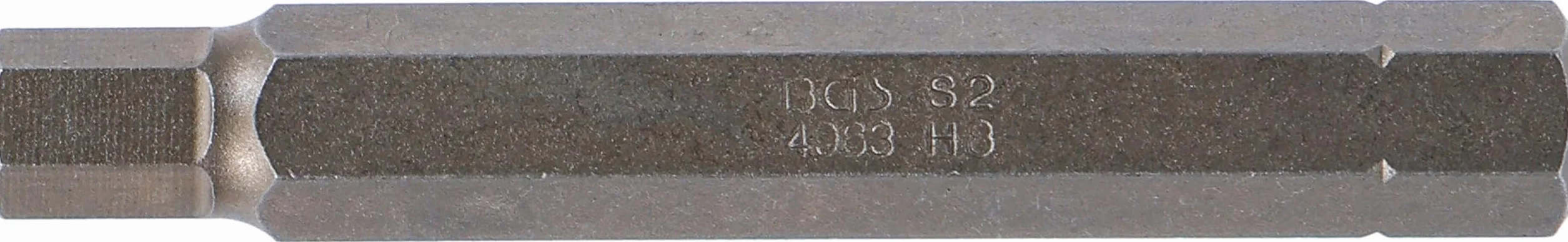 BGS 4963 | Bit | długość 75 mm | napęd 10 mm (3/8") | gniazdo sześciokątne 8 mm