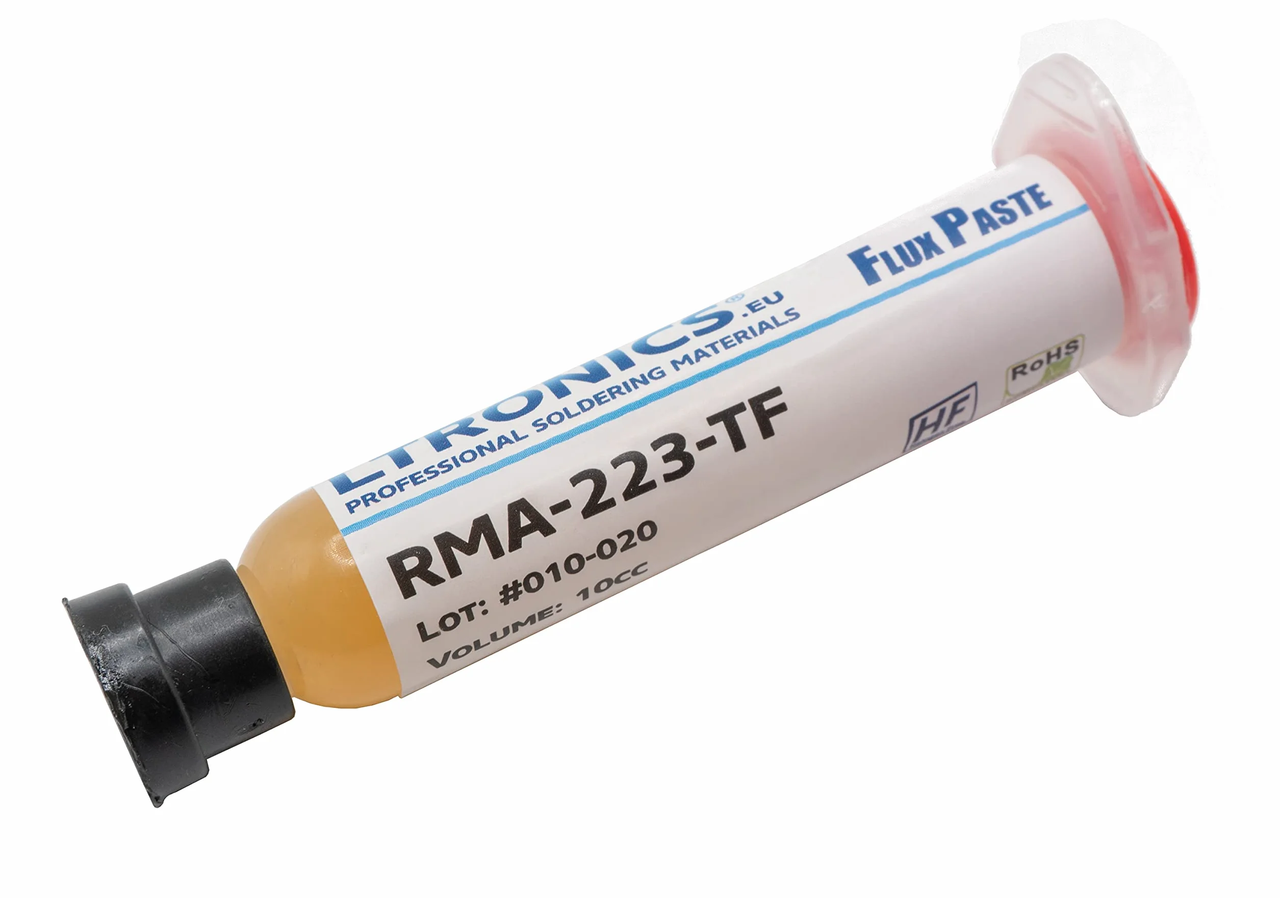 RMA-223 pasta do smaru topnikowego 10 cm³, strzykawka do lutowania BGA SMD - opakowanie 2 szt