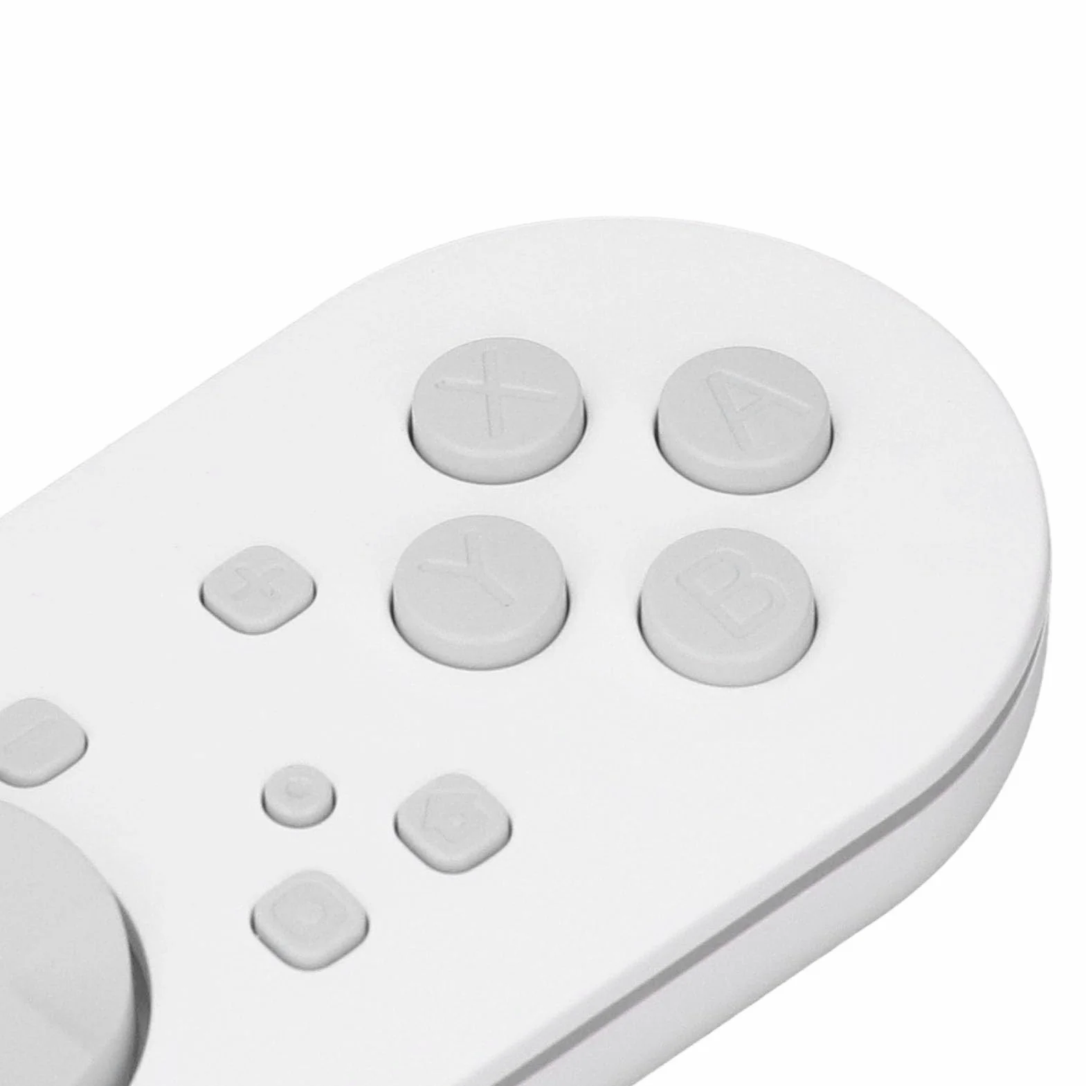 Kontroler Bezprzewodowy Gamepad dla Aplikacji Anki, Przenośny Kompaktowy Kontroler z Kablem i Paskiem do Przełącznika, Odpowiednie dla Studentów i Graczy (WHITE)
