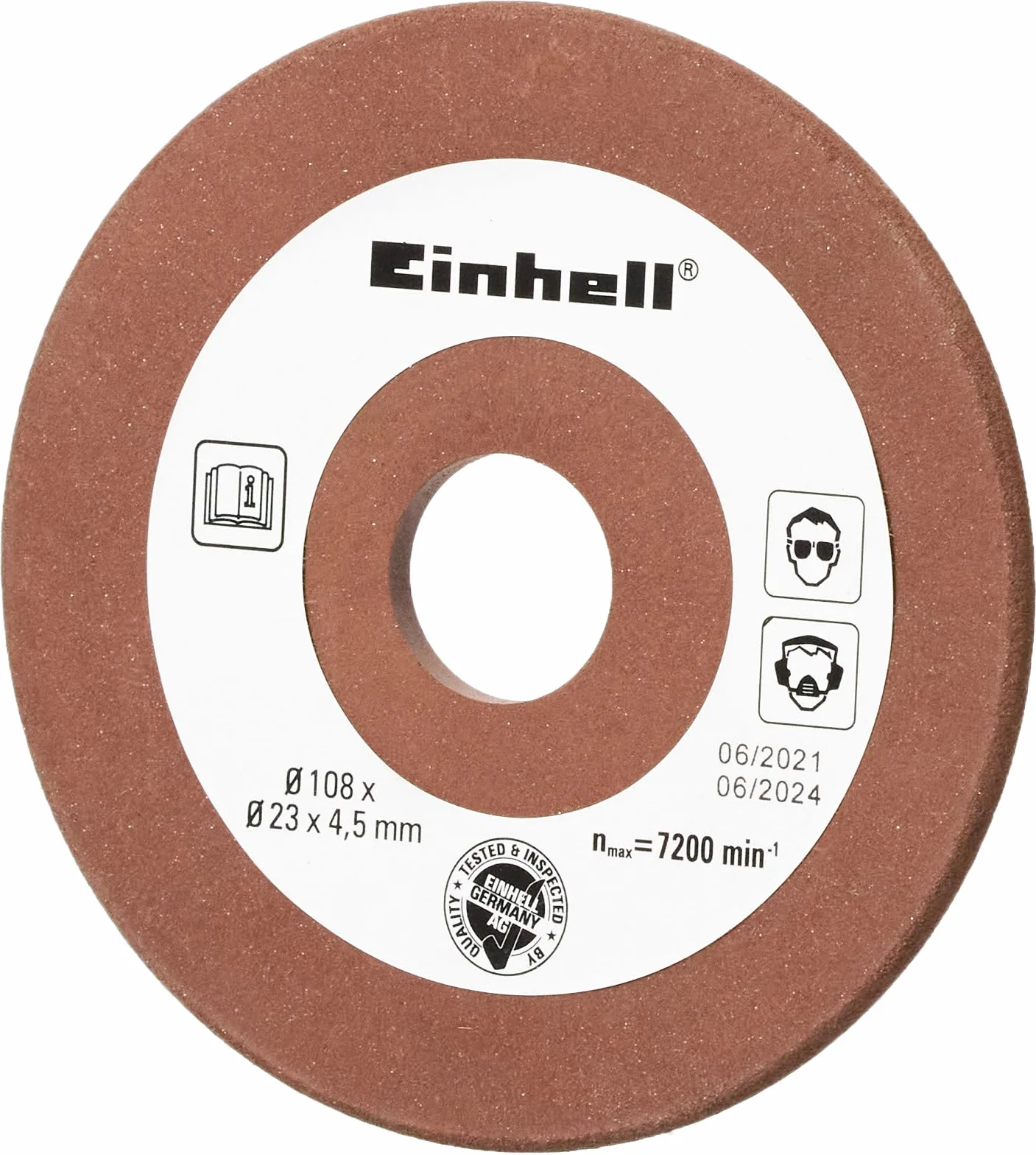 Einhell Tarcza Szlifierska, Brązowy, 4,5 mm