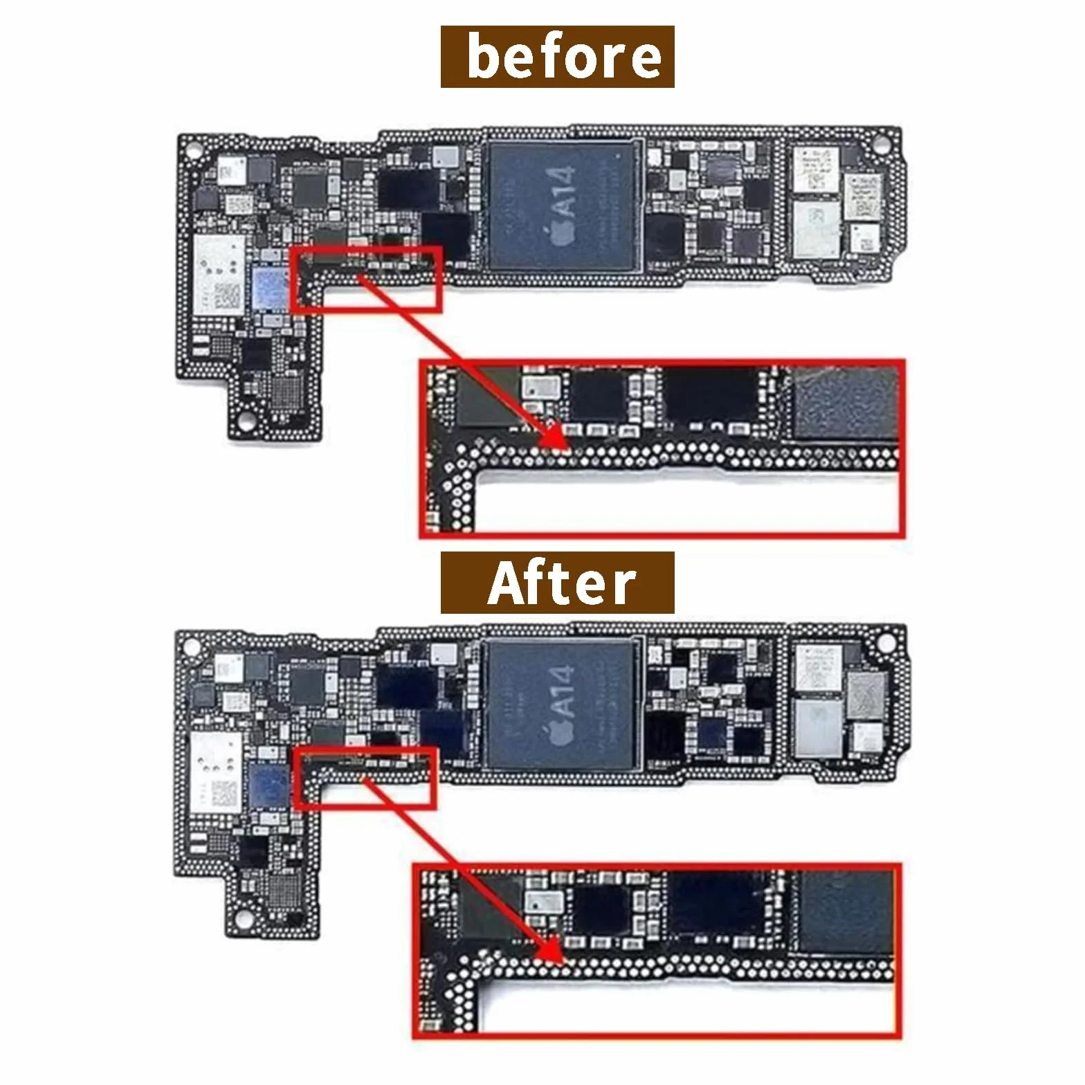 Narzędzia do naprawy lutowania igłowego lutowania podkładka do lutowania Pad do telefonu IC Pad Touch BGA PCB 1440 podkładki punkty naprawcze do kart elektronicznych PCB
