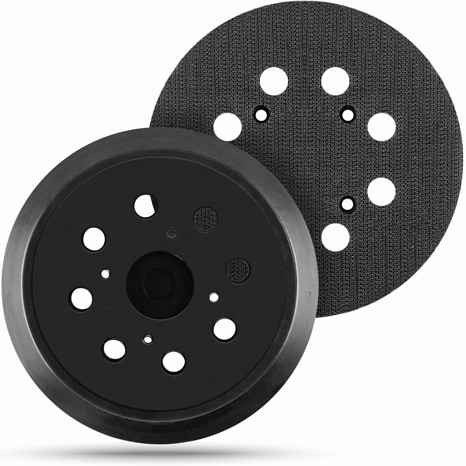 STEBRUAM 2 szt. 5 cali 8-otworowy talerz szlifierski, 125 mm podkładki zapasowe do Ryobi RS290 RS280, Milwaukee 6021-21, 6034-21