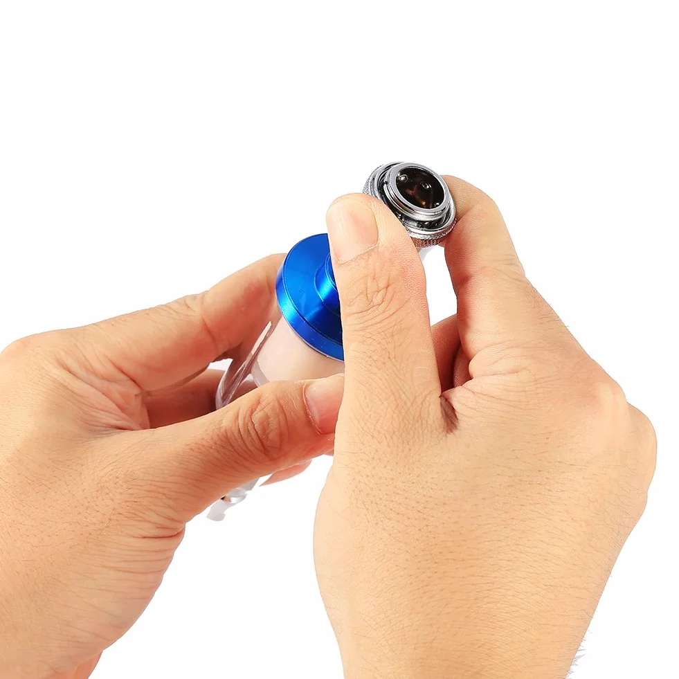 Tbest Filtr pistoletu malarskiego, filtr sprężarki Aria, spray czekan Filtr powietrza Filtr wody Filtr przezroczysty Separator wilgoci Mini filtr powietrza Sprężarka powietrza