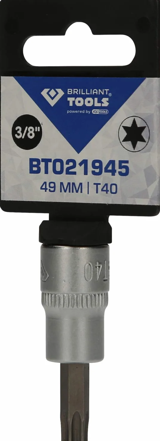 BRILLIANT TOOLS BT021945 3/8" Torx-Nasadka z bitami, T40 [Powered by KS TOOLS]