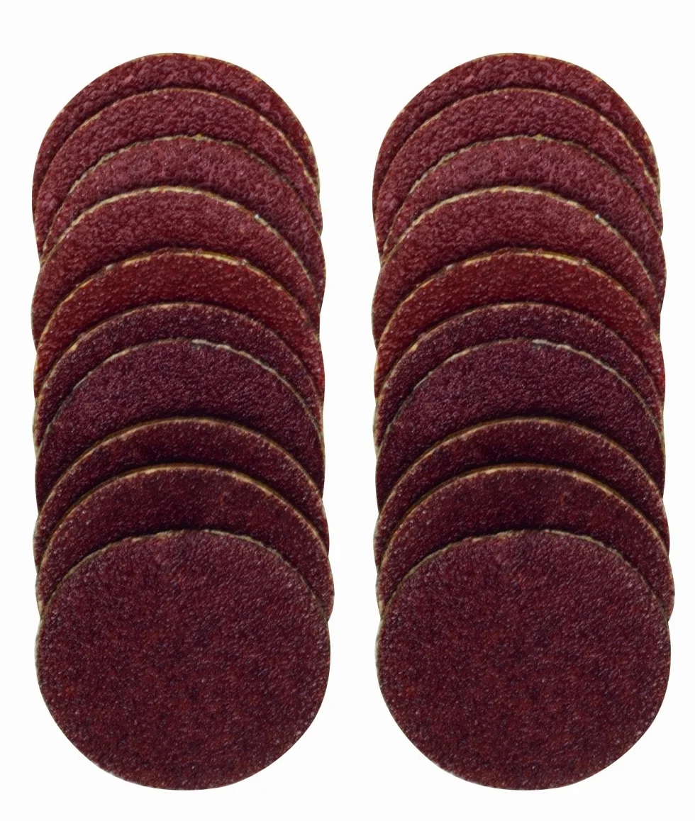PROXXON 28983 tarcze szlifierskie, zamiennik Ø 18 mm do gumowego talerza, po 10 sztuk ziarna 120 + 150