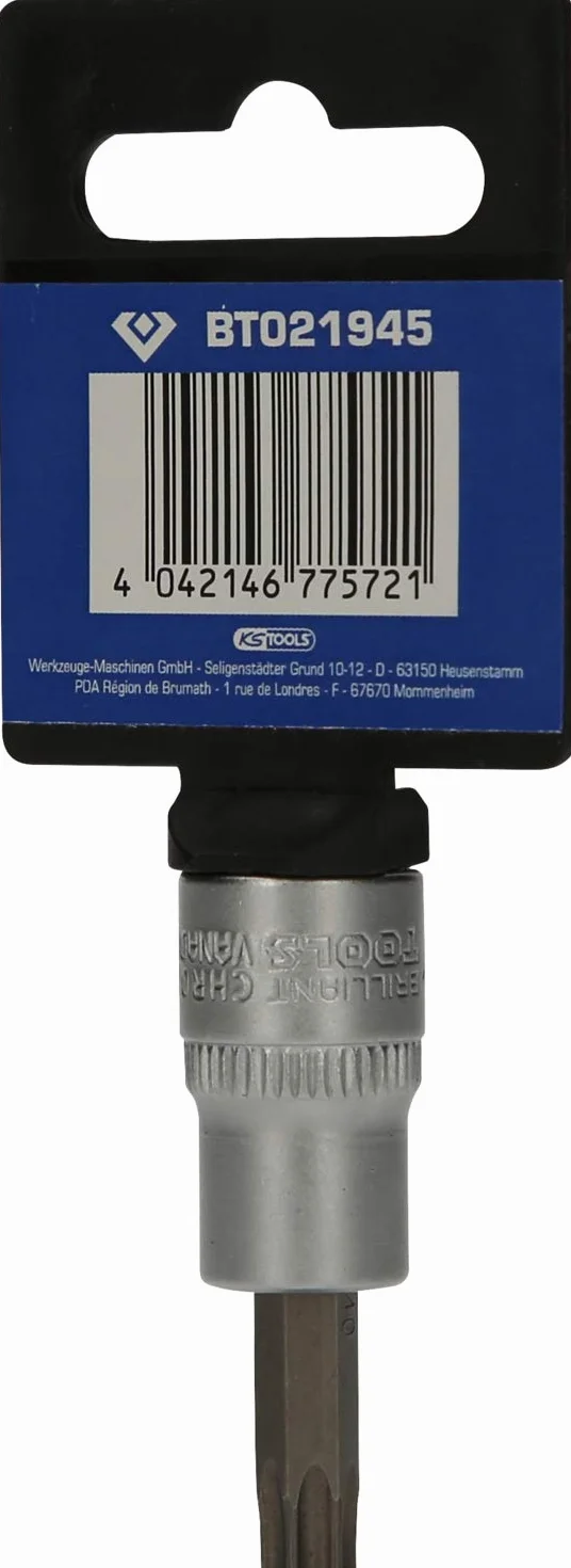 BRILLIANT TOOLS BT021945 3/8" Torx-Nasadka z bitami, T40 [Powered by KS TOOLS]