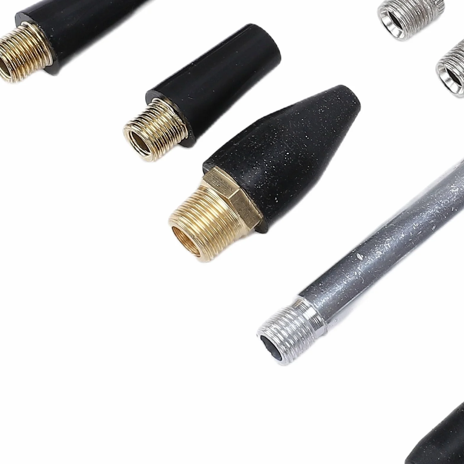 Zestaw Pistoletu do Przedmuchu z dyszą powietrzną, Pistolet do Przedmuchu Wykonany z Metalu, Pistolet Szybkiego Montażu 1/4 Cala z Wieloma Dyszami, Idealny Wydajnego Napełniania i Czyszczenia